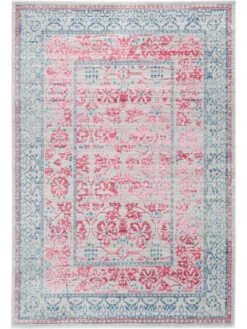 Tapis 'Visconti Grey/Pink'
