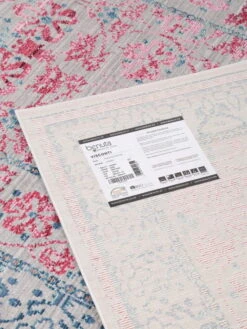 Tapis 'Visconti Grey/Pink' -Magasin De Rénovation Domiciliaire 60004113 68101 43837 68101 43837 kollektion visconti grau pink modern teppich laeufer vorleger textilien 03