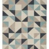 Tapis 'Dessert Blue' -Magasin De Rénovation Domiciliaire 60004848 22101 11217 22101 11217 kunstfaserteppiche blau modern teppich laeufer vorleger textilien 01