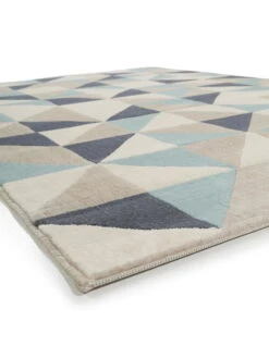 Tapis 'Dessert Blue' -Magasin De Rénovation Domiciliaire 60004848 22101 11217 22101 11217 kunstfaserteppiche blau modern teppich laeufer vorleger textilien 04
