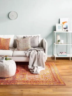 Tapis 'Stay Red' -Magasin De Rénovation Domiciliaire 60004928 35101 101085 35101 101085 35101 100489 kurzflor teppiche rot modern teppich laeufer vorleger textilien 02