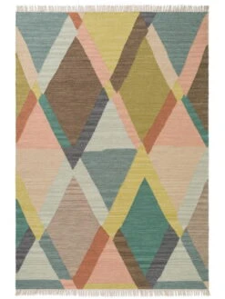 Tapis 'Ella Multicolour/Turquoise'