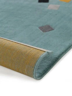 Tapis Enfants 'Juno Turquoise I' -Magasin De Rénovation Domiciliaire 60005857 39101 13744 39101 13744 kunstfaser tuerkis modern teppich kinder laeufer vorleger kinderzimmer 03