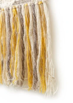 Tissage Mural 'Wanda' -Magasin De Rénovation Domiciliaire 60006309 26101 120834 26101 120834 wandbehaenge gelb wandbehang wandteppich modern 05