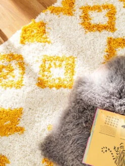 Tapis Enfants 'Soho Yellow II' -Magasin De Rénovation Domiciliaire 60006402 26101 12124 26101 12124 kunstfaser gelb modern teppich kinder laeufer vorleger kinderzimmer 03