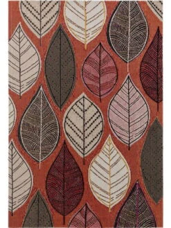 Tapis 'Jerry Multicolour/Orange'