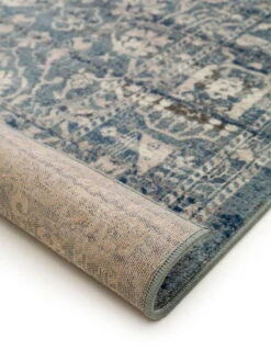 Tapis 'Vintage Velvet Blue' -Magasin De Rénovation Domiciliaire 60006569 22101 11223 22101 11223 22101 11204 kollektion vintage velvet modern teppich laeufer vorleger textilien 05