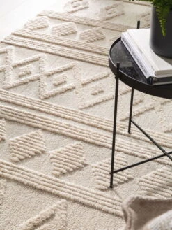 Tapis 'Oyo Cream/Beige' -Magasin De Rénovation Domiciliaire 60006632 130101 113390 130101 113390 helle teppiche beige modern teppich laeufer vorleger textilien 03