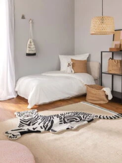 Tapis Enfants 'Safari Black/White' -Magasin De Rénovation Domiciliaire 60006747 37101 13593 37101 13593 tiermotive schwarz weiss modern teppich kinder laeufer vorleger kinderzimmer 02