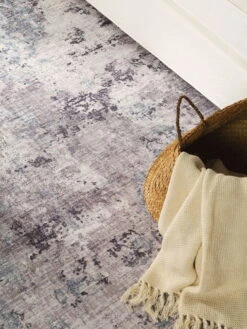 Tapis 'Laury Grey' -Magasin De Rénovation Domiciliaire 60006803 28101 12390 28101 12390 kurzflor teppiche grau modern teppich laeufer vorleger textilien 03