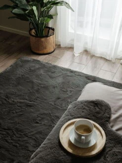 Tapis 'Dave Charcoal' -Magasin De Rénovation Domiciliaire 60006824 20101 11058 20101 11058 hochflor teppiche grau modern teppich laeufer vorleger textilien 03