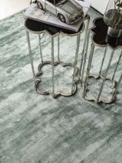 Tapis 'Nela Light Green' -Magasin De Rénovation Domiciliaire 60006841 111101 31440 111101 31440 111101 43884 viskose teppiche gruen modern teppich laeufer vorleger textilien 03