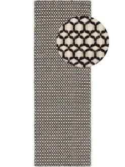 Tapis 'Hector Beige/Black'