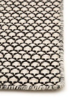 Tapis 'Hector Beige/Black' -Magasin De Rénovation Domiciliaire 60006860 45103 14765 45103 14765 wollteppiche schwarz beige modern teppich laeufer vorleger textilien 03