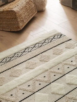 Tapis 'Amari Ivory' -Magasin De Rénovation Domiciliaire 60006927 148101 121261 148101 121261 wollteppiche beige modern teppich laeufer vorleger textilien 03