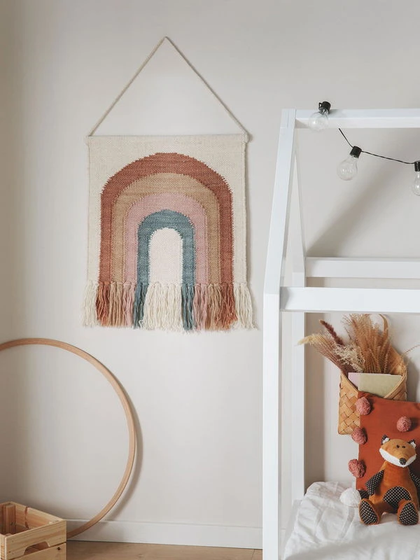 Tissage Mural 'Rainbow Multicolour' 4 Tissage Mural 'Rainbow Multicolour' – Image 2