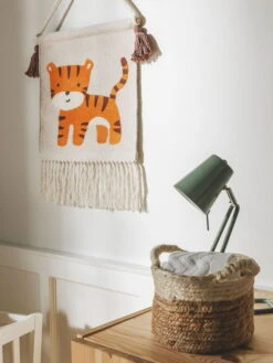 Tissage Mural 'Savannah Orange' -Magasin De Rénovation Domiciliaire 60007313 32102 122883 32102 122883 wandbehaenge orange wandbehang wandteppich modern 03