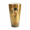 Vase En Porcelaine 'Satisfied Longing' De Gustav Klimt 15x28x11cm -Magasin De Rénovation Domiciliaire 66489204 kuss liebe bunt porzellan vase designvase tischvase 01