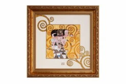 Tableau En Porcelaine 'Memories Of Cleopatra' De Gustav Klimt 31,5x31,5x4,5cm