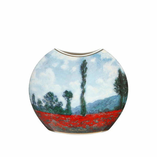 Vase En Porcelaine 'Tulips For Your Heart' De Claude Monet 24x20x8cm 3 Vase En Porcelaine 'Tulips For Your Heart' De Claude Monet 24x20x8cm