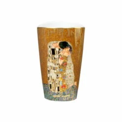 Vase En Porcelaine 'Inner Connection' De Gustav Klimt 12x19x9cm