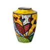 Vase En Porcelaine 'Love Symphony' De Romero Britto 8,5x12,5x8,5cm 1 Vase En Porcelaine 'Love Symphony' De Romero Britto 8,5x12,5x8,5cm -Magasin De Rénovation Domiciliaire 67016051 bunt porzellan vase designvase tischvase 01