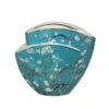 Vase En Porcelaine 'Tender Buds' De Vincent Van Gogh 33x29x16,5cm -Magasin De Rénovation Domiciliaire 67061861 blau weiss porzellan vase designvase tischvase 01