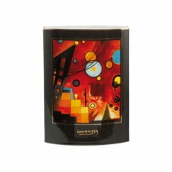 Vase En Porcelaine 'Crimson Galaxies' De Wassily Kandinsky 17,5x24x9cm