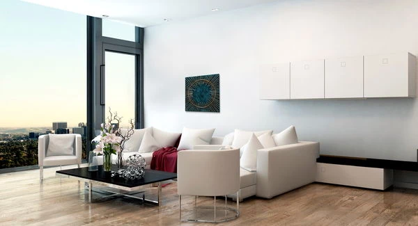 Sculpture Murale En Métal 'Firmament Du Ciel' 60x60x2,5cm 4 Sculpture Murale En Métal 'Firmament Du Ciel' 60x60x2,5cm – Image 2