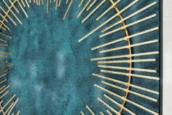 Sculpture Murale En Métal 'Firmament Du Ciel' 60x60x2,5cm 16 Sculpture Murale En Métal 'Firmament Du Ciel' 60x60x2,5cm -Magasin De Rénovation Domiciliaire KL03136 abstrakt sonne gold blau wanddeko metall wandskulptur wandbilder aus metall 06