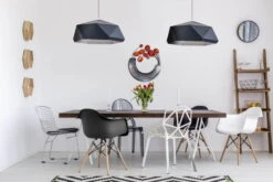 Sculpture Murale En Métal 'Coquelicots Fleuris' 62x70x7cm -Magasin De Rénovation Domiciliaire KL03164 abstrakt vase blume grau rot wanddeko metall wandskulptur wandbilder aus metall 04