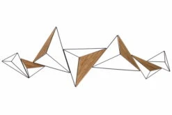 Sculpture Murale En Métal 'Ensemble' 180x65x10,5cm