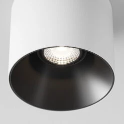 Plafonnier Design 'Alfa LED 4' -Magasin De Rénovation Domiciliaire c064cl 01 25w4k d rd wb 01 25w4k d rd wb deckenleuchten schwarz weiss lampe deko leuchte modern 03