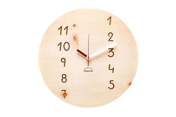 Horloge Murale Design 'Manufaktuhr (swiss Pine Round)' 3 Horloge Murale Design 'Manufaktuhr (swiss Pine Round)'