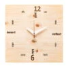 Horloge Murale Design 'Kultuhr (swiss Pine Angular)' 2 Horloge Murale Design 'Kultuhr (swiss Pine Angular)' -Magasin De Rénovation Domiciliaire ch41 c 01 c 01 weiss beige wanduhren wanduhr modern holz nachhaltig 01