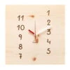 Horloge Murale Design 'Manufaktuhr (swiss Pine Angular)' -Magasin De Rénovation Domiciliaire ch41 h 13 h 13 rot beige wanduhren wanduhr modern holz nachhaltig 01