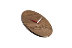 Horloge Murale Design 'Uhrsprung' -Magasin De Rénovation Domiciliaire ch60 h 03 h 03 weiss braun wanduhren wanduhr modern holz nachhaltig 02
