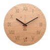 Horloge Murale Design 'Römerkultuhr (oak Round)' -Magasin De Rénovation Domiciliaire ch80 a 1502 a 1502 braun schwarz wohnzimmer wanduhr modern holz nachhaltig 01