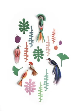 Objet Mural En Carton 'Bird Observer'