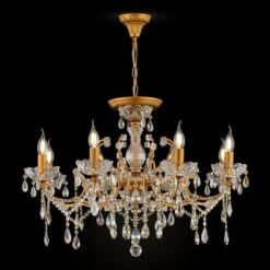 Lustre Design 'Sevilla' -Magasin De Rénovation Domiciliaire dia004 08 g 08 g kronleuchter gold lampe deko leuchte modern 03