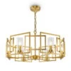 Suspension Luminaire Design 'Bowi 2' -Magasin De Rénovation Domiciliaire h009pl 06g 06g pendelleuchten gold lampe deko leuchte modern 01