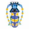 Objet Mural En Carton 'Rosalia Beetle' -Magasin De Rénovation Domiciliaire ima45 tierskulpturen blau wanddeko papier wandskulptur karton 3d wandobjekt aus karton wandskulptur papier 3d objekt zum zusammenstecken studio roof 01