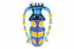 Objet Mural En Carton 'Rosalia Beetle'