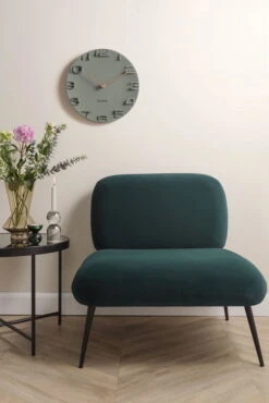 Karlsson Horloge Murale Design 'On The Edge' -Magasin De Rénovation Domiciliaire ka5311gr gruen wanduhren wanduhr modern design minimalistisch 06