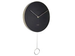 Karlsson Horloge Murale Design 'Pendulum' 8 Karlsson Horloge Murale Design 'Pendulum' -Magasin De Rénovation Domiciliaire ka5766bk schwarz wanduhren wanduhr modern design minimalistisch 03