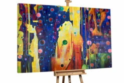 XXL Tableaux à L'huile 'Positive Impacts' | Pièce Unique Peinte à La Main 180x120cm