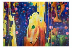 XXL Tableaux à L'huile 'Positive Impacts' | Pièce Unique Peinte à La Main 180x120cm -Magasin De Rénovation Domiciliaire kl00075 abstrakt goldglanz bunt lila modern acryl gemaelde oel bild oelgemaelde 0001 11