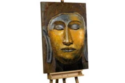 Tableau Peint à La Main 'Zen Intérieur' 75x100cm | Avec Certificat D'authenticité