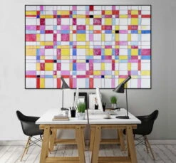 XXL Tableaux à L'huile 'Puzzle Der Vernunft' | Pièce Unique Peinte à La Main 180x120cm 17 XXL Tableaux à L'huile 'Puzzle Der Vernunft' | Pièce Unique Peinte à La Main 180x120cm -Magasin De Rénovation Domiciliaire kl00370 abstrakt muster quadrate bunt xxl modern acryl gemaelde oel bild 0002 08