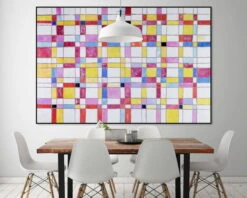 XXL Tableaux à L'huile 'Puzzle Der Vernunft' | Pièce Unique Peinte à La Main 180x120cm 14 XXL Tableaux à L'huile 'Puzzle Der Vernunft' | Pièce Unique Peinte à La Main 180x120cm -Magasin De Rénovation Domiciliaire kl00370 abstrakt muster quadrate bunt xxl modern acryl gemaelde oel bild 0002 10